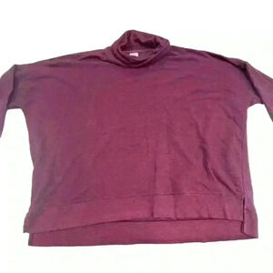 Pink brand oversized Sz large sweater with cowl neck super comfy roomy